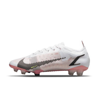 【極美品】NIKE MERCURIAL VAPOR14 ELITE FG Nike Mercurial Vapor 14 Elite Fg White-Black-Silver-Volt Sz